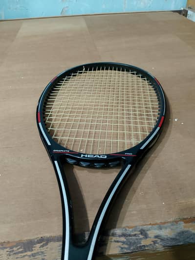 Imported head pro racket available