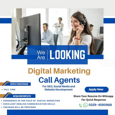 Digital Marketing Calling Job for Girls (Social Media, SEO ,PPC )