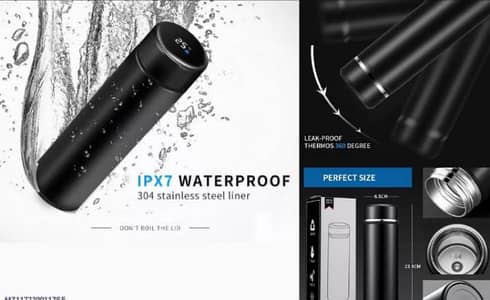 water proof jym bottle digital