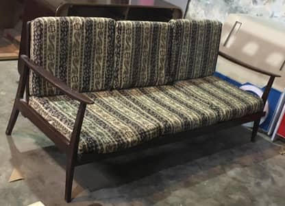 Wooden sofa set ( used ) for sale