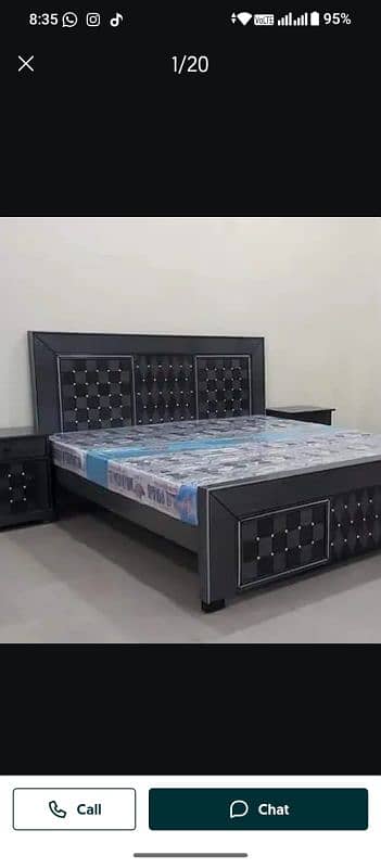 Bed/Double bed/single bed/king size bed/wooden bed/polish bed