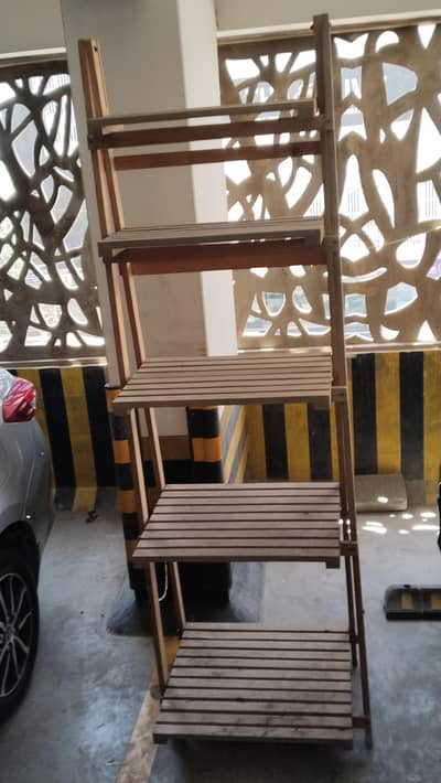 Wood foldable Decor stand
