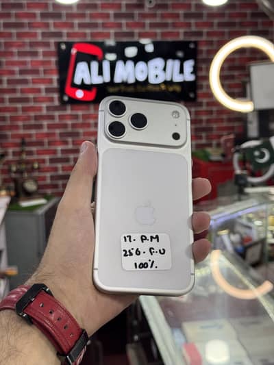 Iphone 17 pro max 256gb factory unlock silver