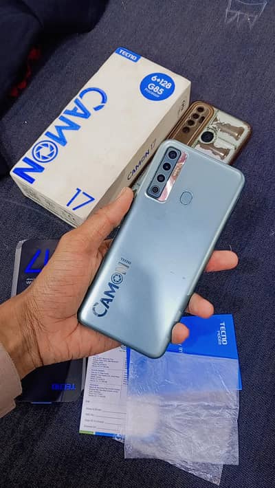 Tecno Camon 17 (6)gb (128)gb with box orignal 03100044654