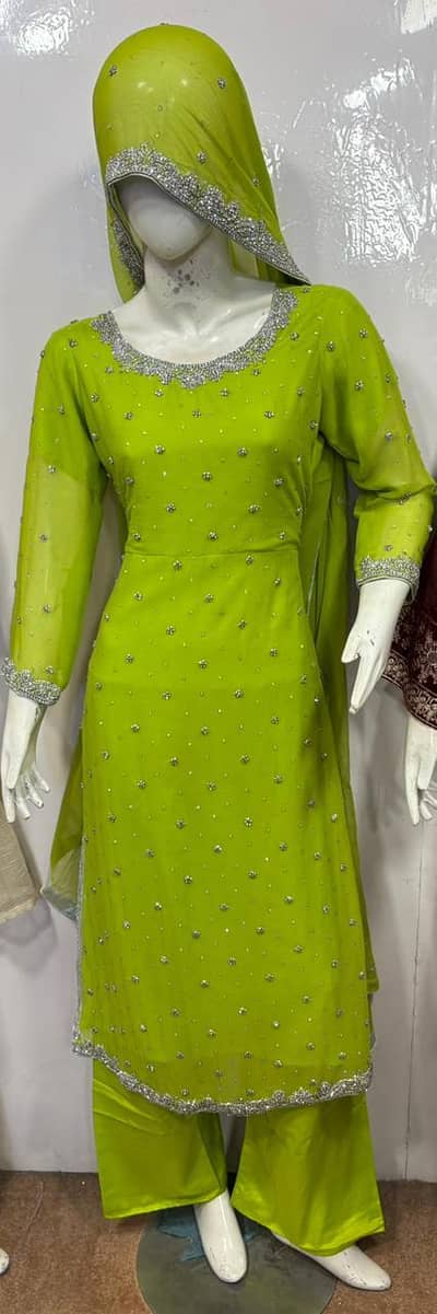 zareen work shafoon fabric