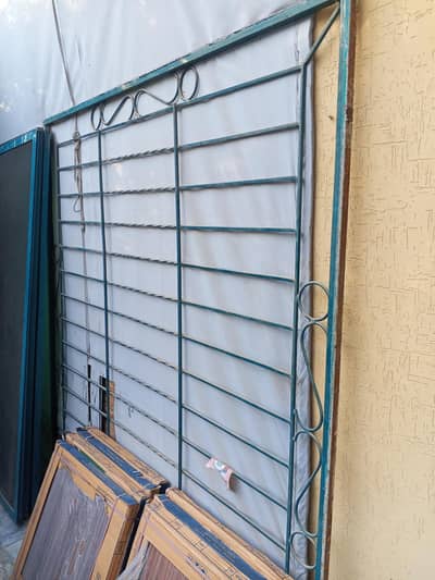 iron window with grill