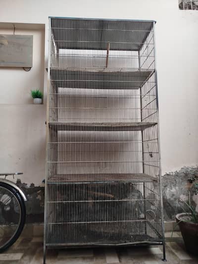 Large 4-floor Bird cage - strong iron cage for birds price negotiable)