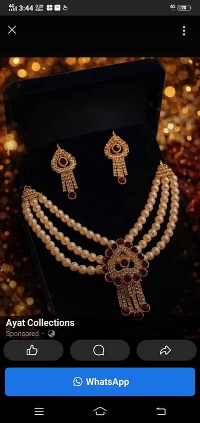 branded necklace set