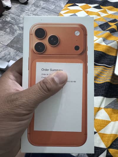 Iphone 17 Pro Max Orange 512