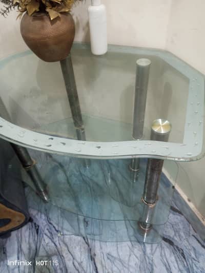 mirror TV table for sale