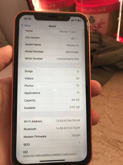 iPhone XR convert original comny ha non pta ha lakin call wagera ha