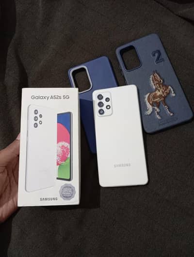 Samsung A52s 5g Official PTA With box charger fresh condition