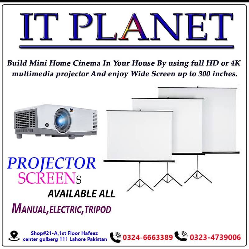 projector screen 0