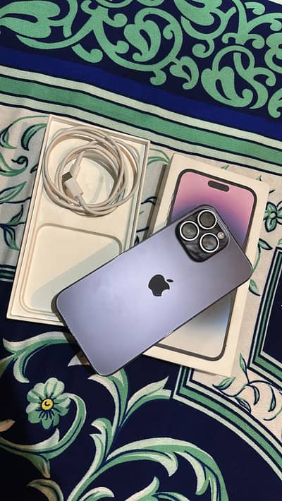 14 pro Max   PTA 256Gb BH 10/10 Condition with Original Box