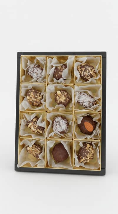 Homemade Chocolate Box – 12 Pieces Premium Gift Pack