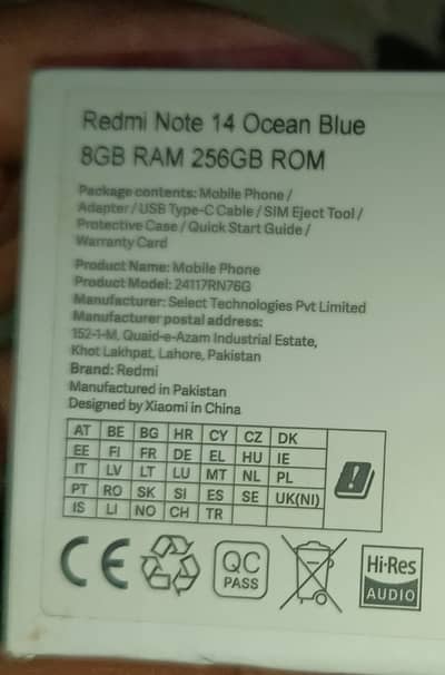 Xiaomi Redmi Note 14