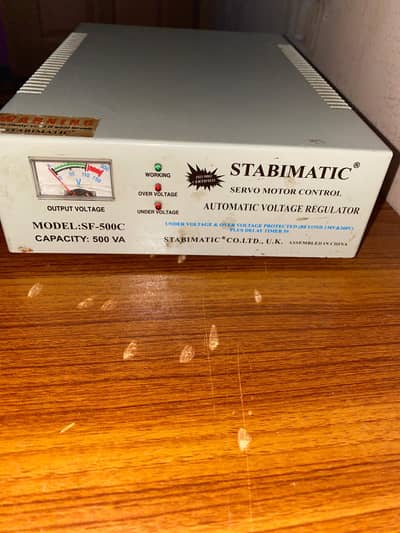 500VA Servo Voltage Stabilizer (Stabimatic) – For TV / Computer