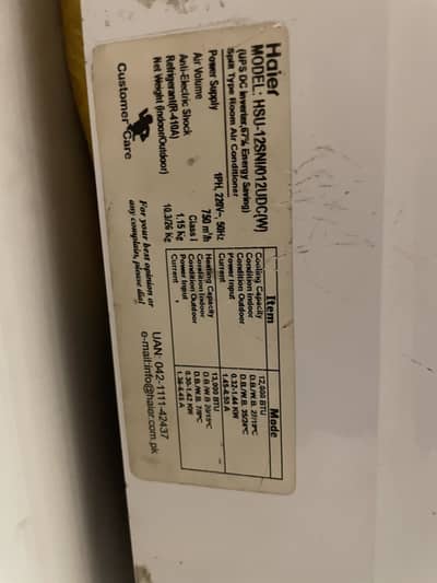 Haier 1 ton AC