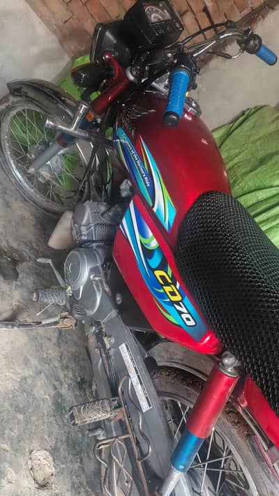 Honda CD 70 2024 model 0347=66=96=397 my WhatsApp number