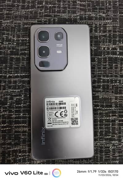 infinix note 50 pro complete box 10/10