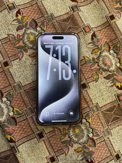 15 pro max 256 gb non pta Natural titanium