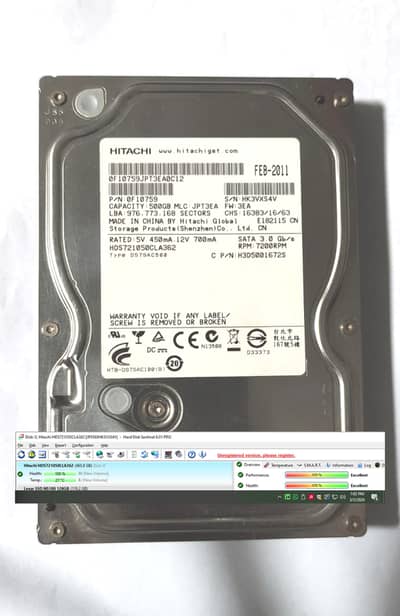 Gaming PC Hard Disk 500GB HHD and SSD lexar 120GB