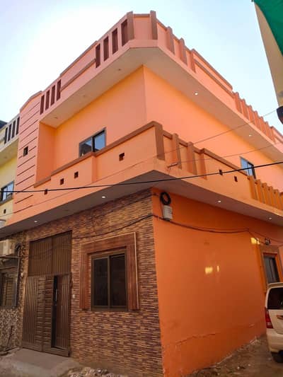 2.5 Marla Corner Double Story House For Rent Boota Road Rizwan colony