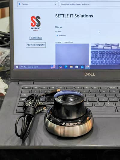 3D connexion SpaceMouse compact 3D mouse USB optical black, silver