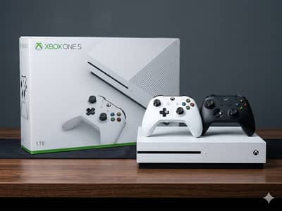 Xbox One S 1TB - Loaded with 12+ Games and 2 Orignal Controller
