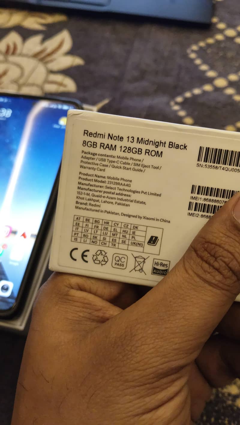Redmi Note 13 open box 2