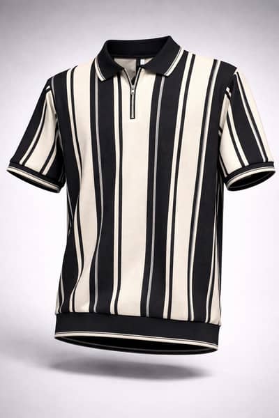 Premium Brown Polo style T-Shirt for Men – Trendy Half Sleeve