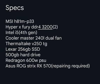 Intel it 4th gen gaming pc