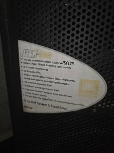 JBL speakers 15"