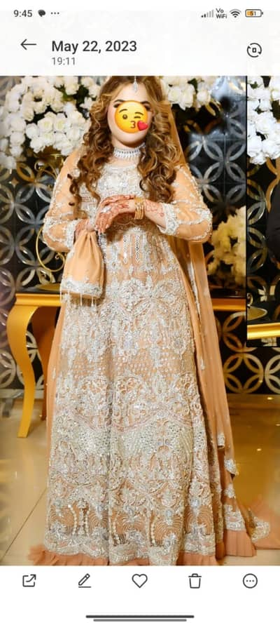 walima bride maxi very beautiful work and colour