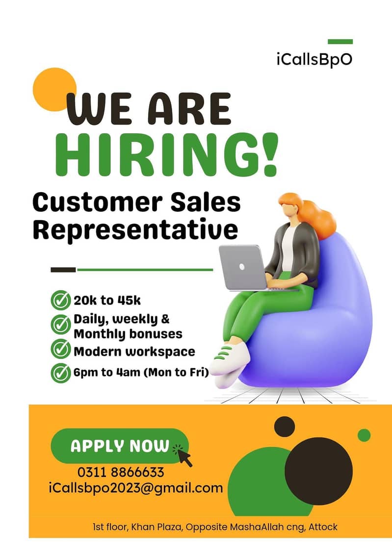 Customer Sales Representative 1