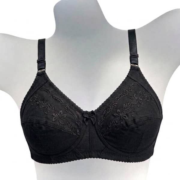 Comfort Premium Embroidered Cotton Bra by (Shelly)
