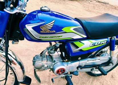 Honda CD70 2025 Blue beauty Aplied For