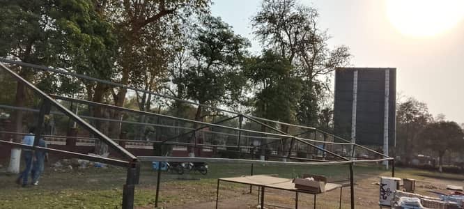 structure 16×32 folding Iron structure for sal