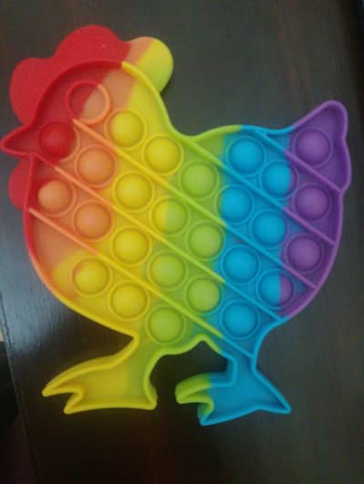 Chicken Shape Pop It Toy – Stress Relief