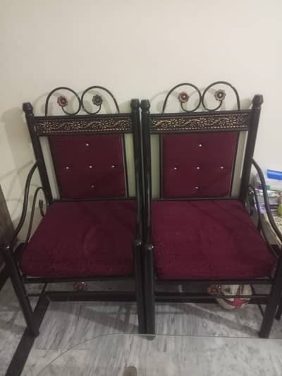 5 seatr sofa 18k and 2 single bed 24k