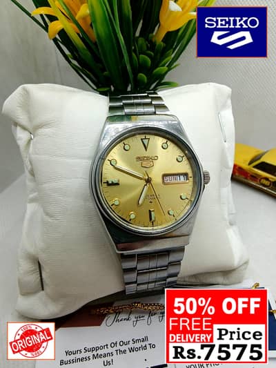 Seiko 5 Citizen Orient Automatic Pre-Owned watch Japan 03161737353