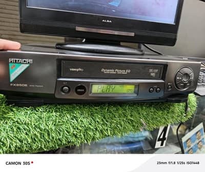 Hitachi VT-FX850E NICAM Stereo VHS Video Cassete Recorder(VCR) UK