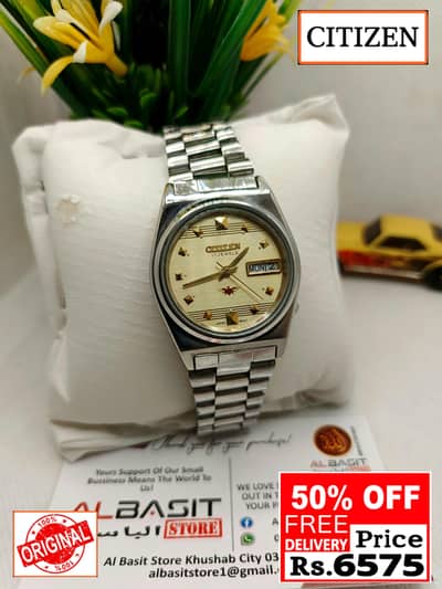 Seiko 5 Citizen Orient Automatic Pre-Owned watch Japan 03161737353