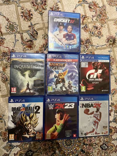 Ps4 games and controllers