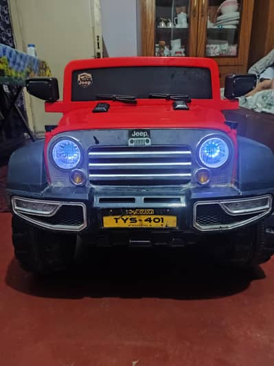 kids jeep car good condition