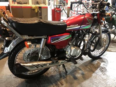 Honda CG-125 2014 Euro 2 Genuine Complete Saman.
