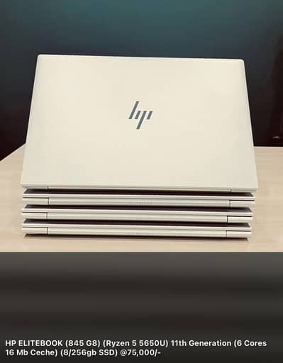 HP elitebook (845 G8) (11th Generation) Ryzen 5 PRO (5650U) Processor