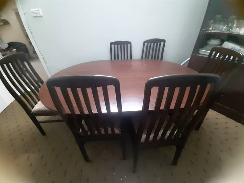 DINING TABLE FOR 6 1