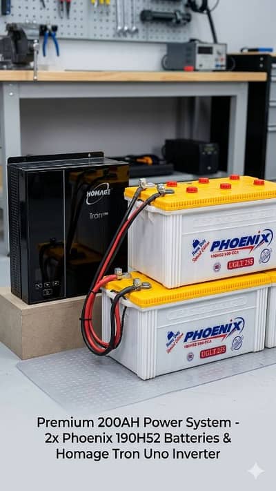 Homage 2000w UPS with 02 Big Batteirss