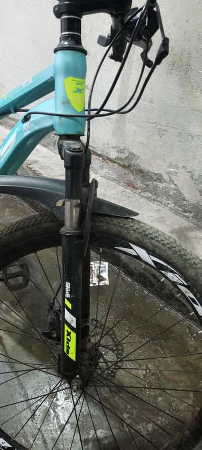 The mountain mtb rider bike